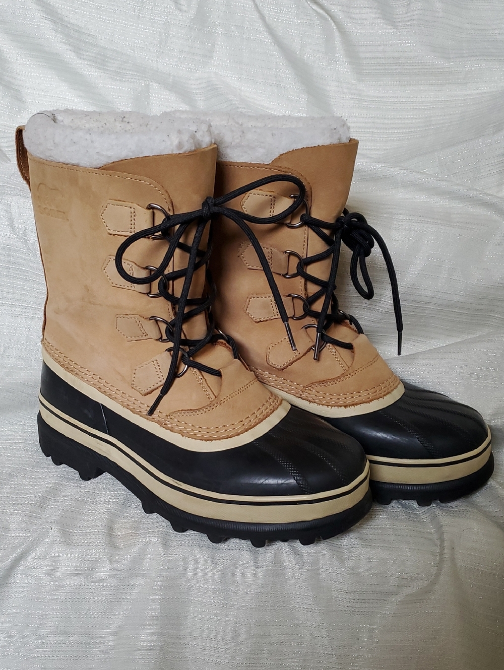 Sorel Men's Caribou Winter Boot Color Buff
